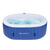 Relxtime 2 Person Oval Inflatable Hot Tub 100 Massaging Air Jets Blue Laminated Vogue Spa - LS005