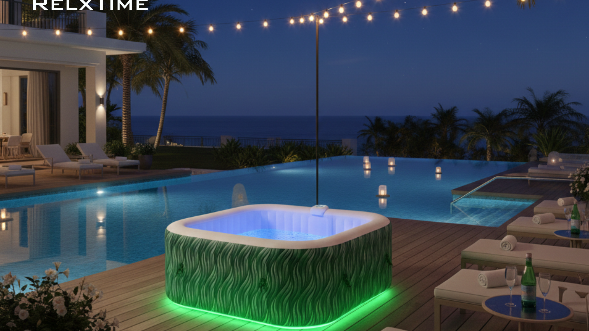 How Long Does Relxtime's Inflatable Hot Tub Take to Heat?