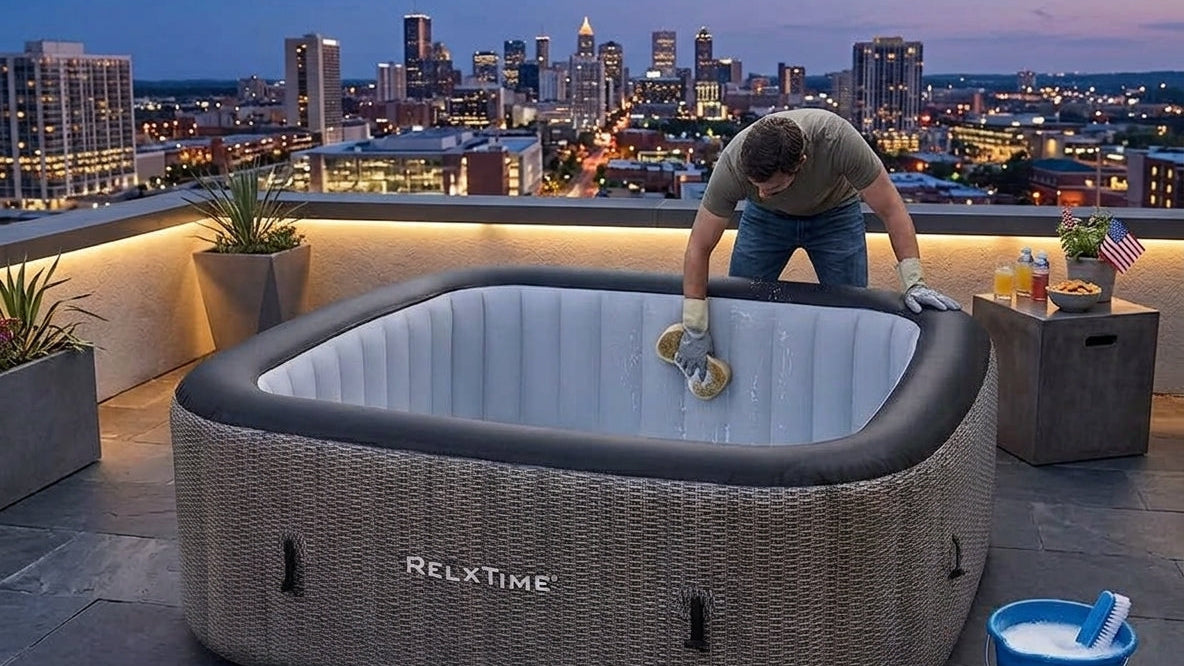How to Clean Your Inflatable Hot Tub