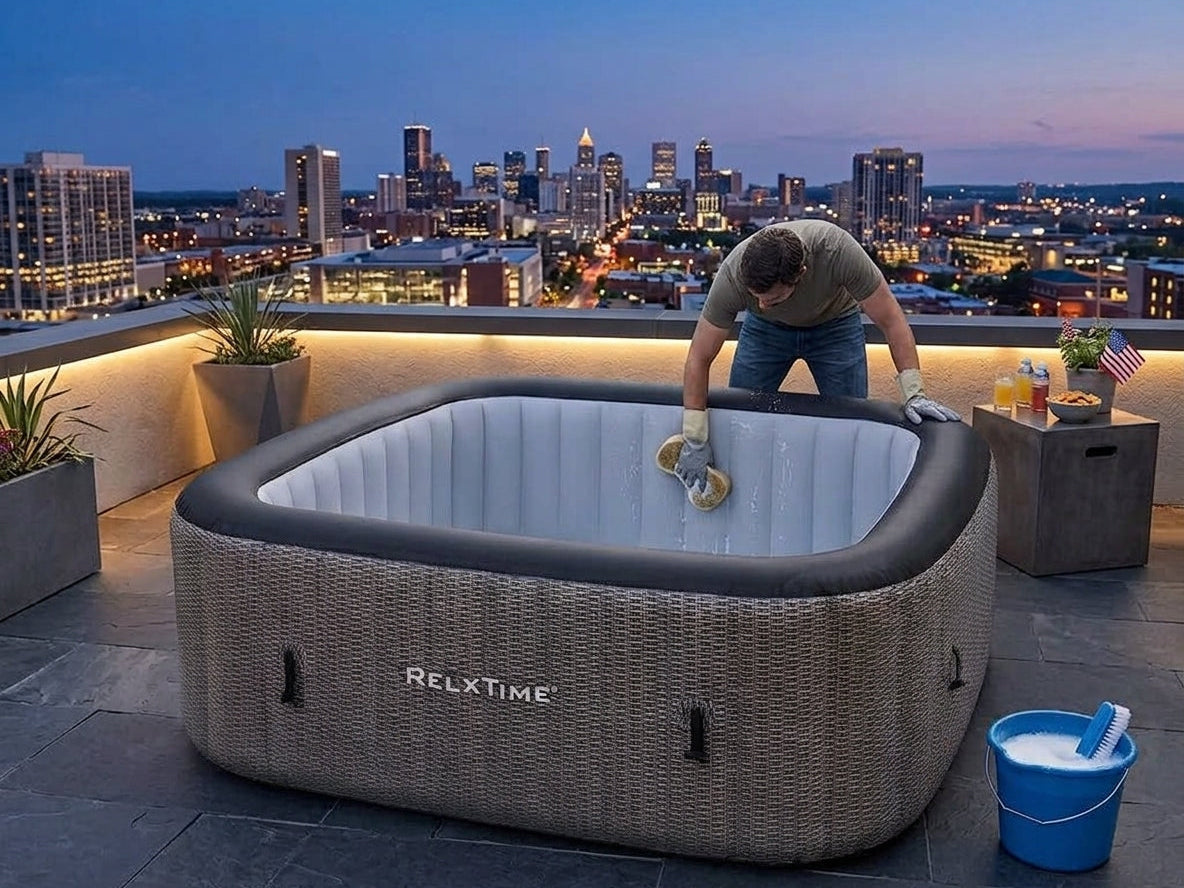 How to Clean Your Inflatable Hot Tub