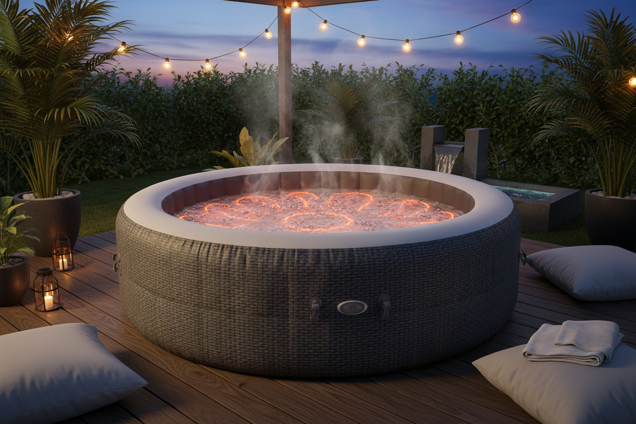 How Long Does Relxtime's Inflatable Hot Tub Take to Heat?