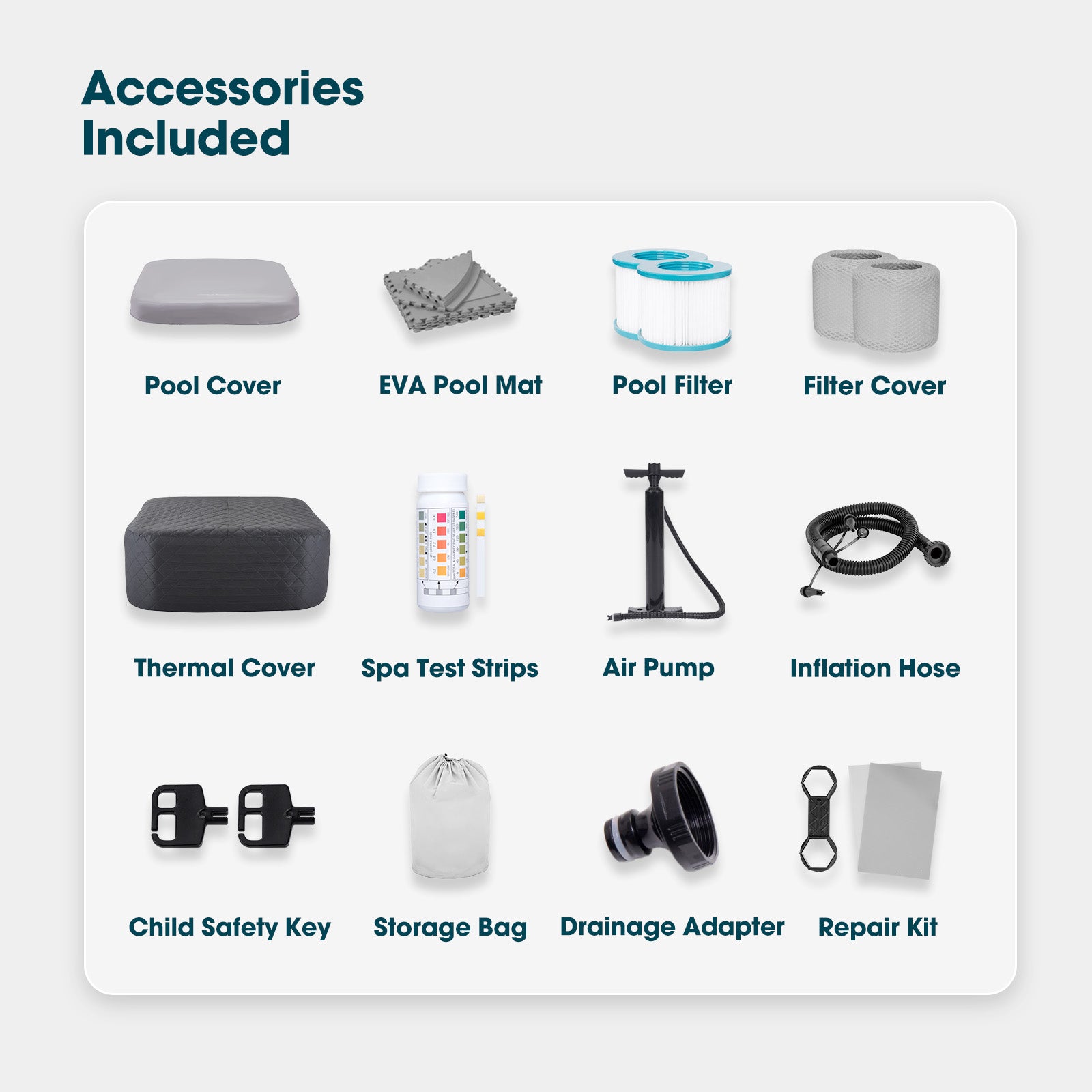 Square Inflatable Hot Tub - Vogue Spa