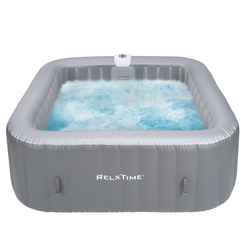 Relxtime 6 Person Square Inflatable Hot Tub Best Inflatable Hot Tub