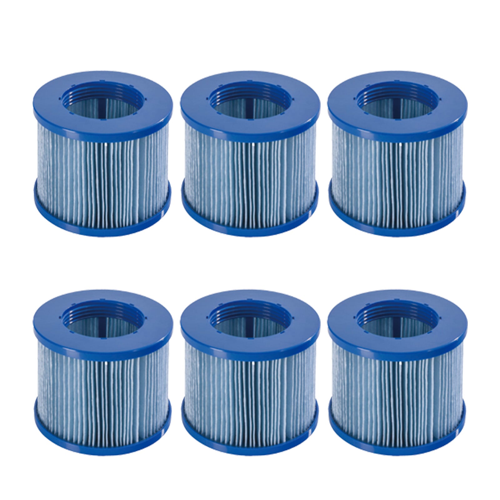 6-Pack Replacement Spa Filterss – Blue