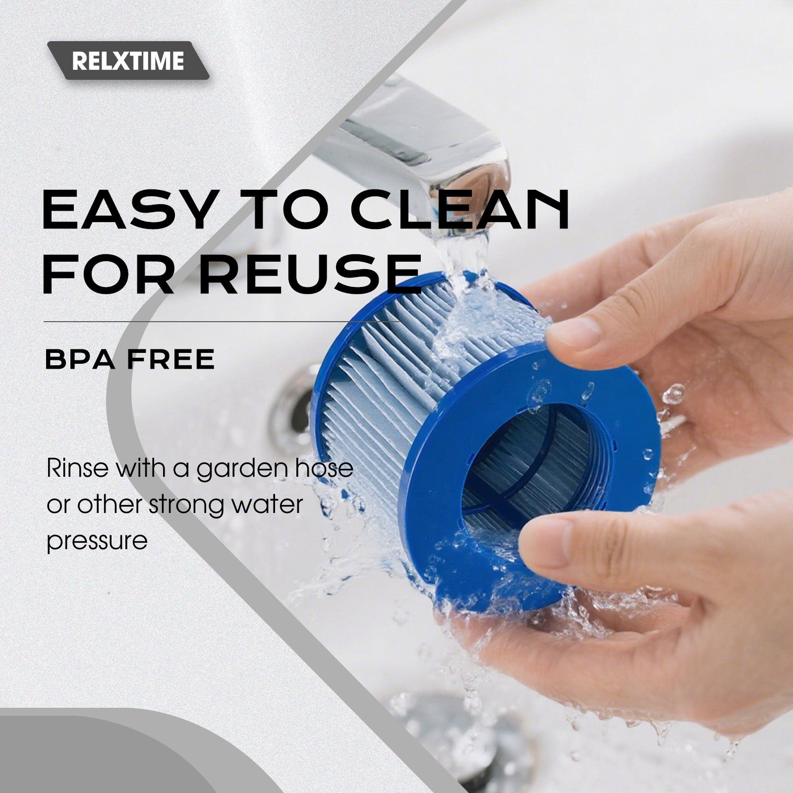 6-Pack Replacement Spa Filterss – Blue