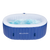 Relxtime 2 Person Oval Inflatable Hot Tub 100 Massaging Air Jets Blue Laminated Vogue Spa