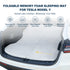 Tesla Model Y car camping mattress with soft fleece cover and foldable design by Relxtime