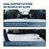 Relxtime foldable car mattress rolled up for storage and unfolded fitting in Tesla Model Y trunk