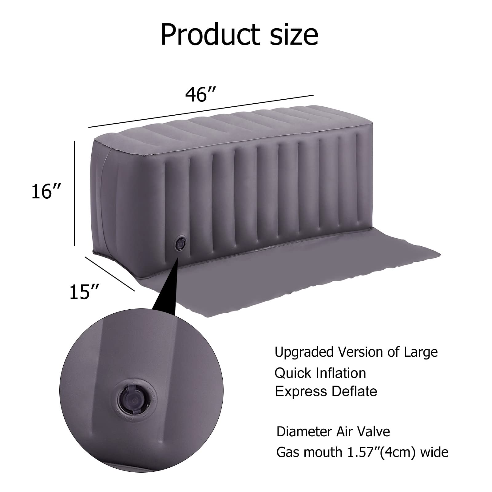 Relxtime Hot Tub Inflatable Rectangle Surround Bench