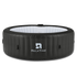 A round, black inflatable hot tub with the RELXTIME brand logo visible on it.