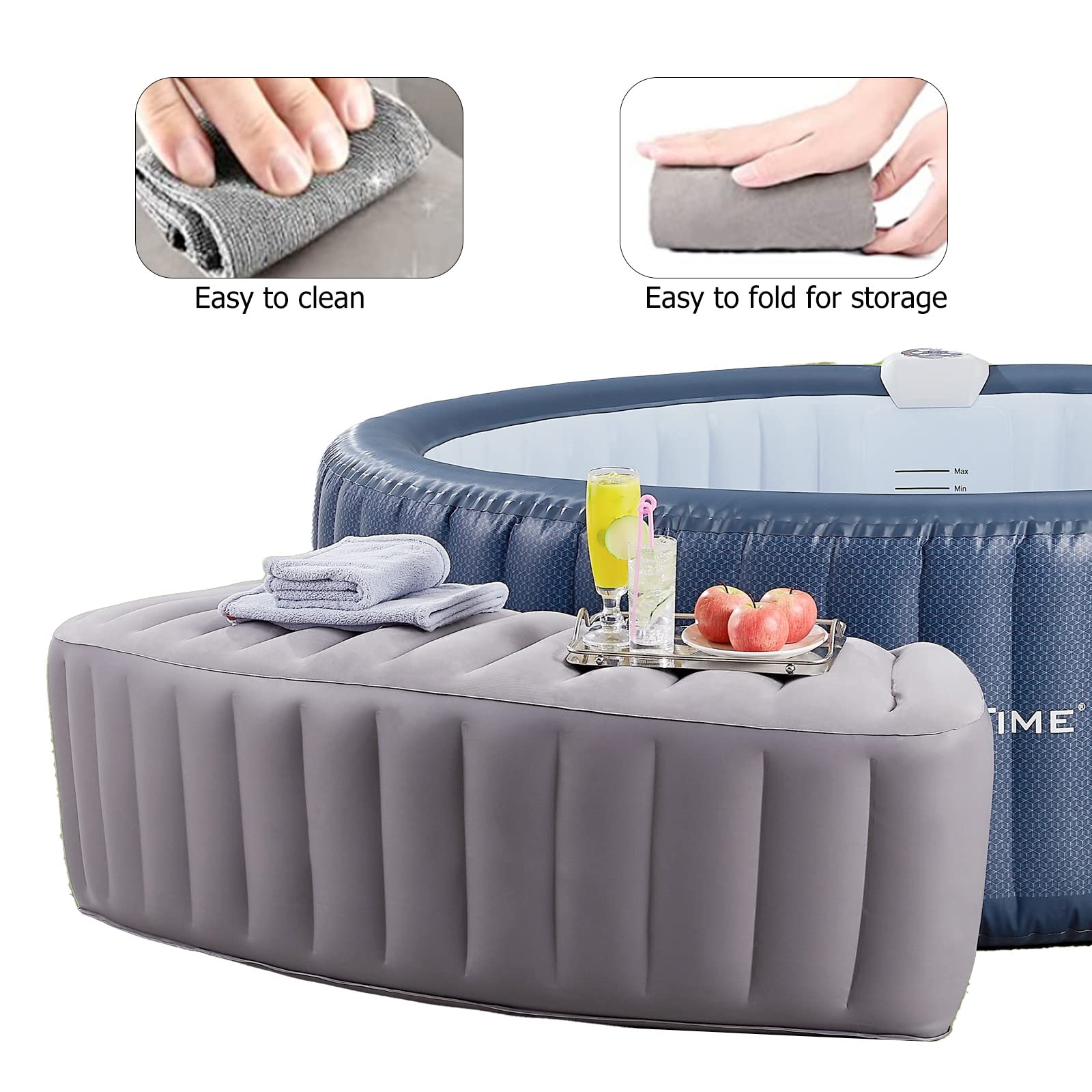 Relxtime Hot Tub Inflatable  Curved Surround Bench