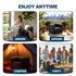 Linen inflatable sofa chair used indoors, on leisure balcony, camping in tent, and at outdoor party