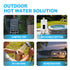 Relxtime portable gas water heater used for camping trips, inflatable hot tub, pet bathing and RV recreation