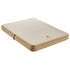 Relxtime twin size inflatable air bed with velvety surface for overnight guests